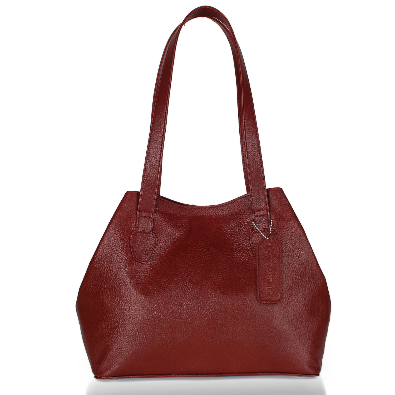 Maroon-Silver-Beige