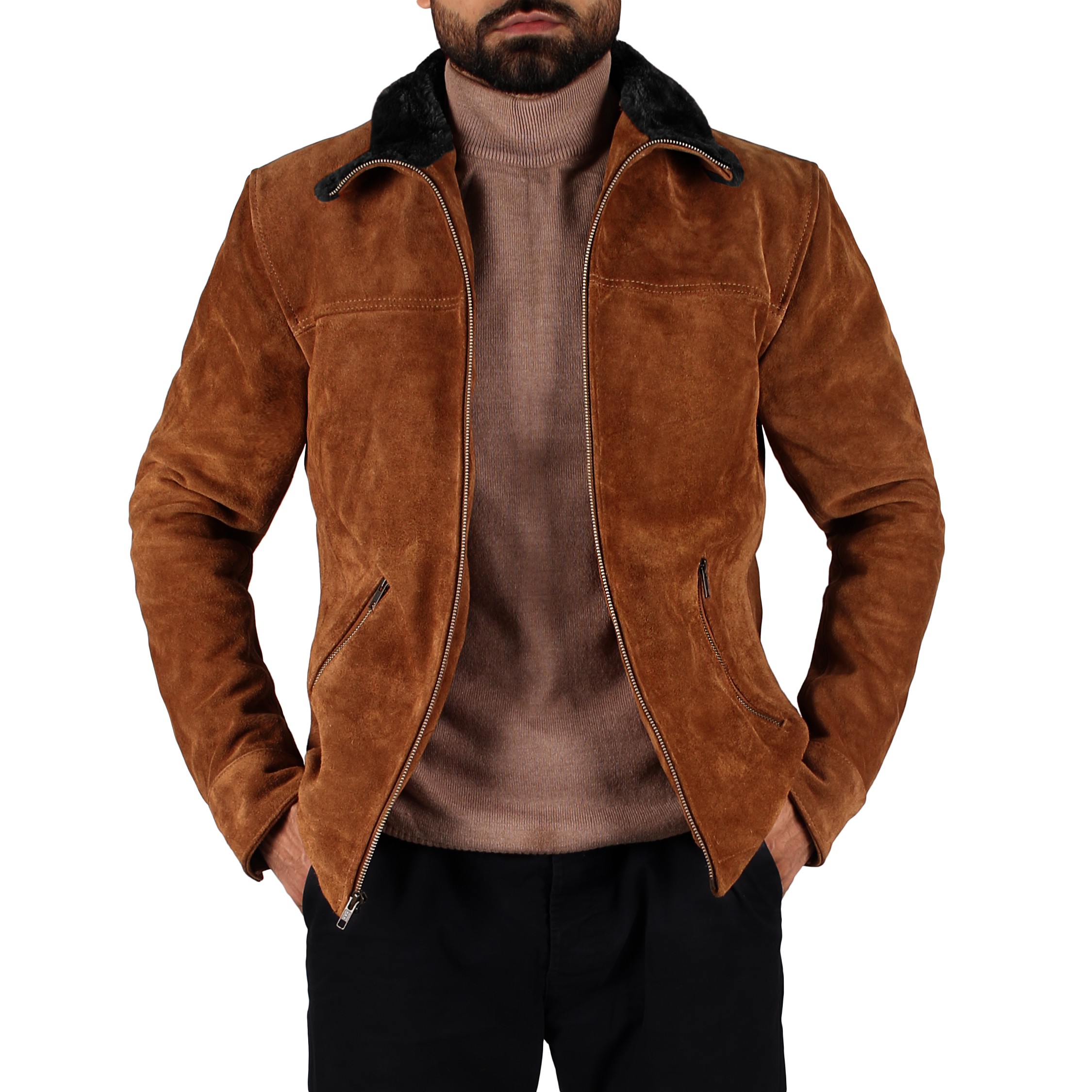 Suede-Tan-Black